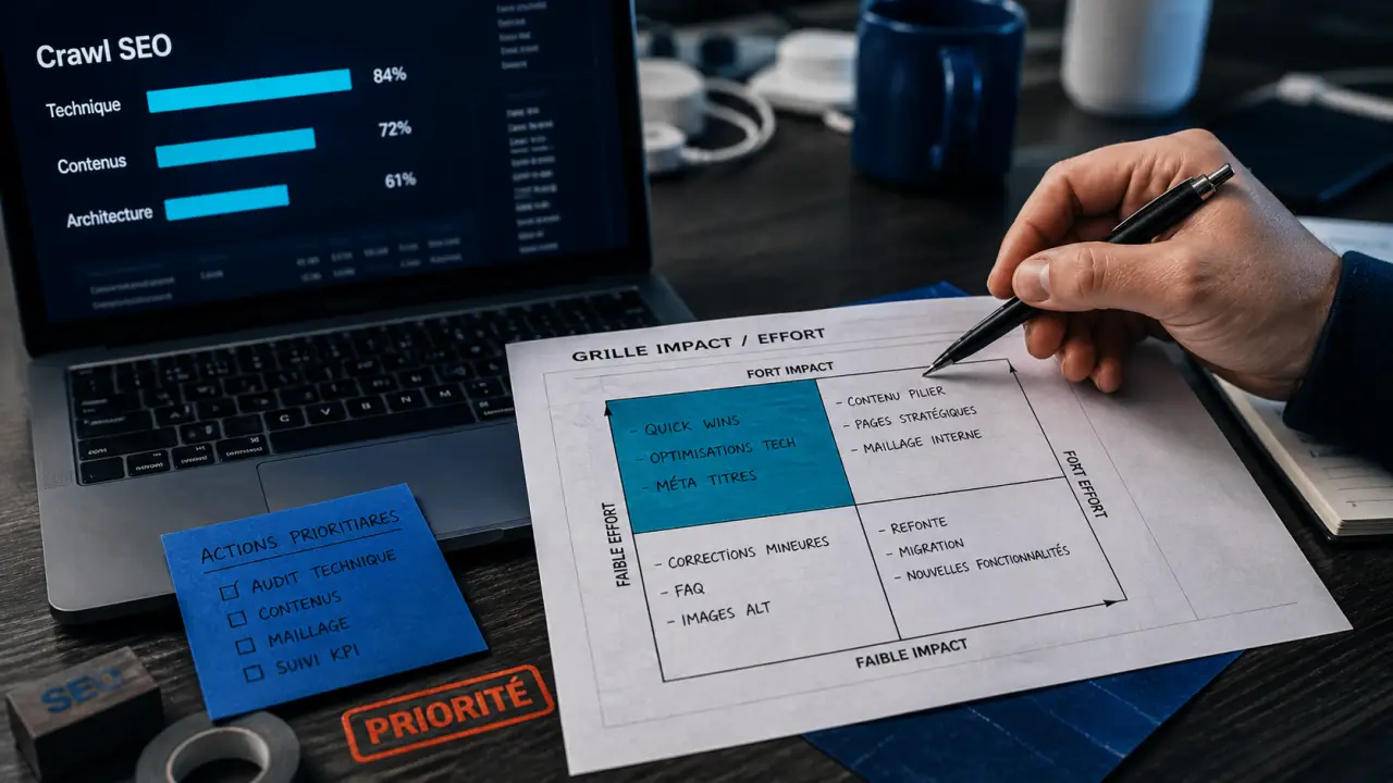 Modele audit seo : crawl SEO et plan d’action