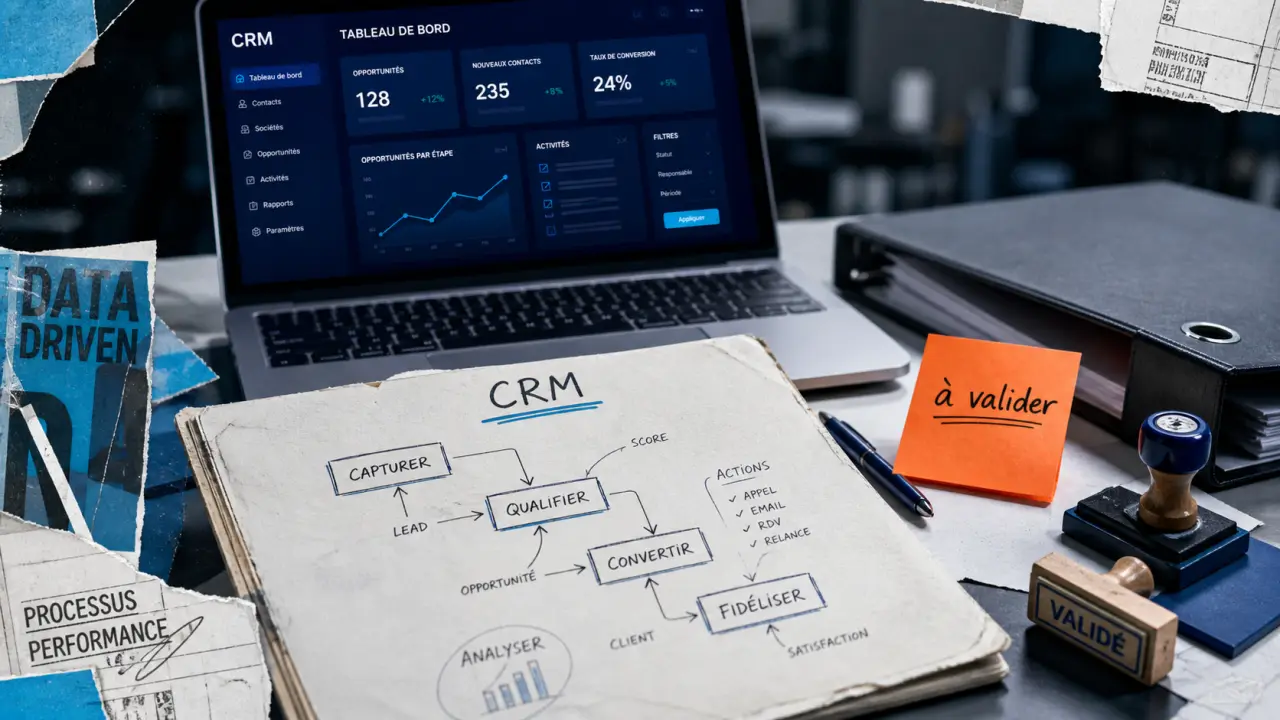 Transformation numérique Angers : pilotage CRM sur tableau de bord