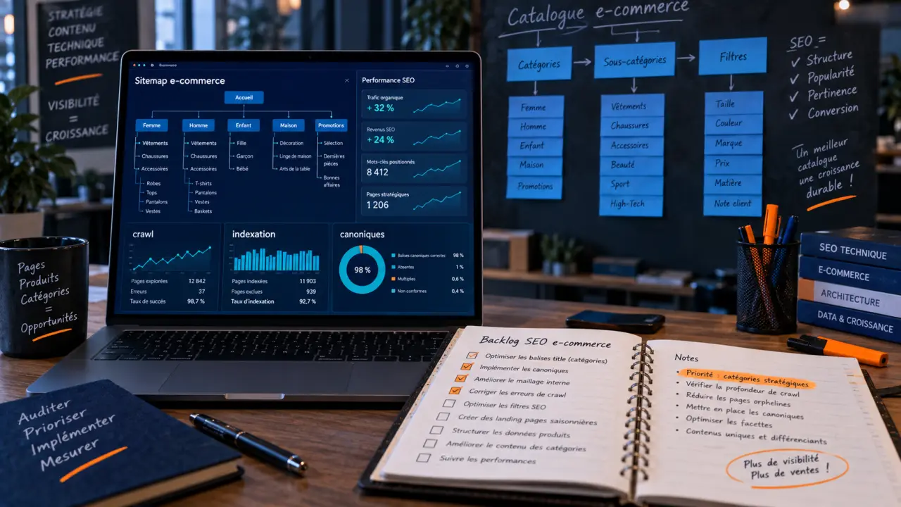 Agence seo ecommerce : maîtrise du catalogue pour optimiser les mots-clés