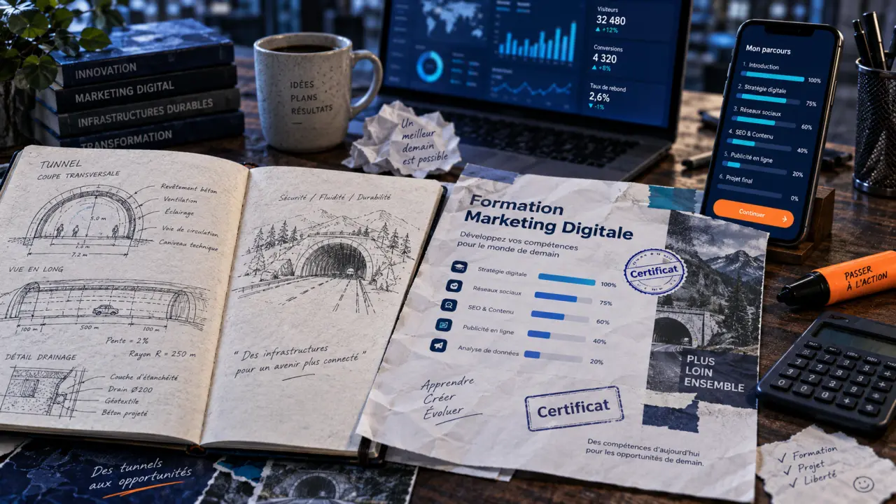 Marketing digital formation gratuite : parcours de formation pour devenir autonome