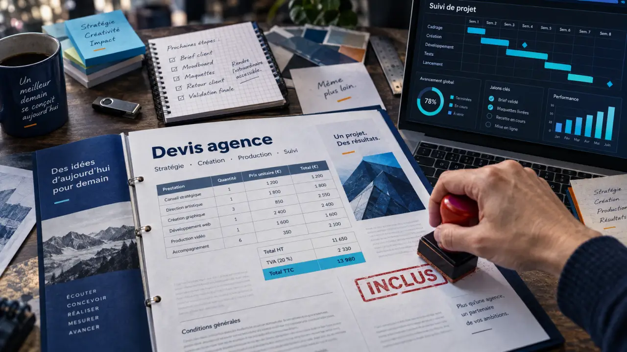 Tarif agence communication : devis et inclusions