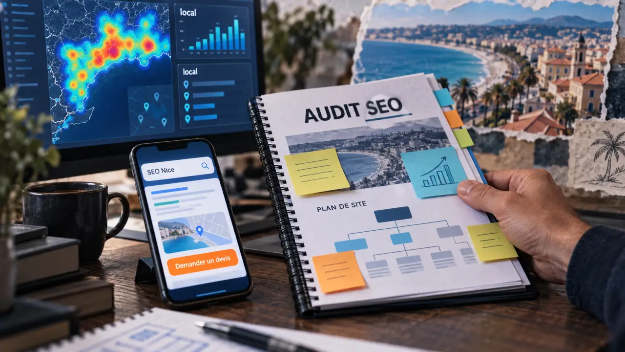 Consultant seo nice : audit local durable