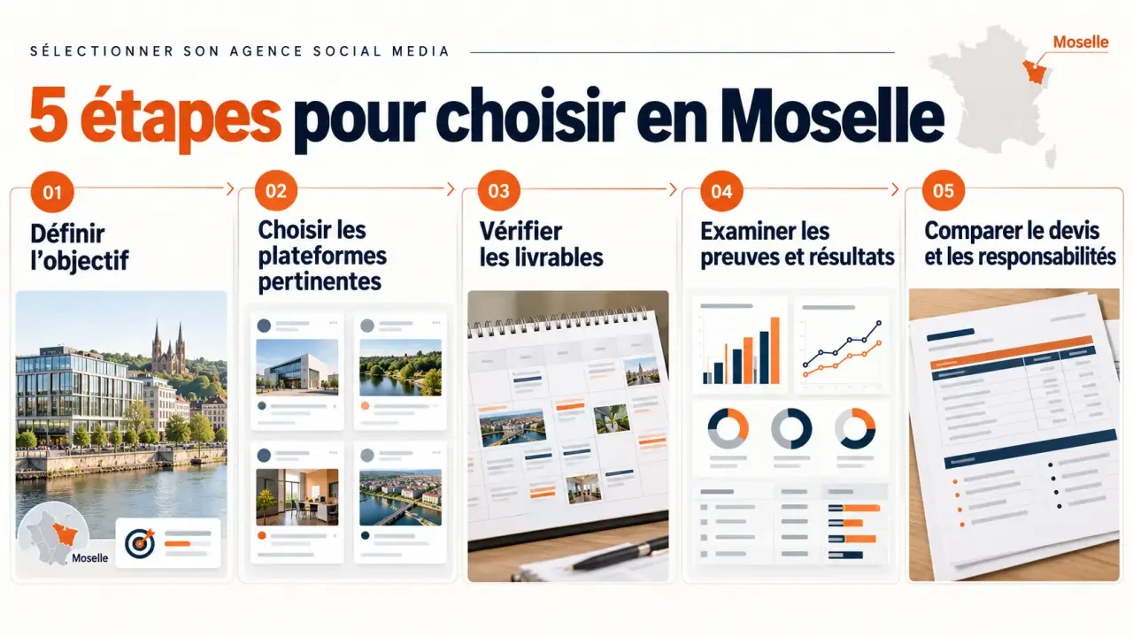 Processus pour choisir une agence social media marketing en Moselle